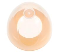 Homoyoyo Reusable Bottle Sealing Caps with Collar Ring for Wide Neck Bottles, Lightweight Safe Pp Material Dome Lids, Tight Dustproof Ring, for Kitchen and Stroller Use, Orange Colour