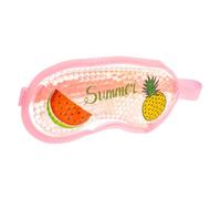 Homoyoyo Reusable Cooling Gel Eye Mask for Women Skin Care Lightweight PVC Material Hot and Cold Compress Therapy for Eye Strain Swelling Relief and Better Sleep Single Fruit