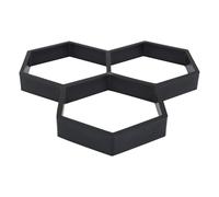Homoyoyo Reusable Garden Paving Mold DIY Cement Path Maker Tool for Walk Terrace Stepping Stones Heavy-duty Floor Tile Mould for Outdoor Landscape Decoration