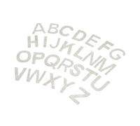 Homoyoyo Rhinestone Alphabet Applique Patches with Hot Melt Adhesive Embroidered Sewing DIY Letters for Clothing Bags Thick Texture Embroidery for Fashion Decoration