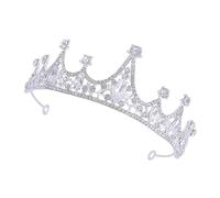 Homoyoyo Rhinestone Hairband Crown for Lovely Performance Headwear for Birthday Parties Chic Design Attractive and Beautiful Headdress for Special Occasions