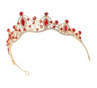 Homoyoyo Rhinestone Inlaid Vintage Crown Elegant Bridal Headpiece for Weddings Special Events Birthdays Durable Design Sparkling Tiara for Timeless Keepsakes and Multi Occasion Use