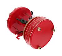 Homoyoyo Romantic Carousel Music Box with Elegant Melodies Vintage Red Gold Desktop Decor Chic Delicate Ornament for Christmas Birthday Gifts and Home Art Adornment