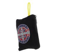 Homoyoyo Rosary Pouch Bag with Zipper Handmade Catholic First Communion Coin Purse Luxurious Organizer for Jewelry Religious Keepsakes Portable Storage for Travel
