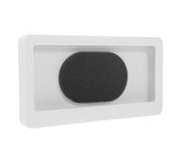 Homoyoyo Rotatable Shower Phone Holder Box Wall-mounted Bathroom Kitchen Toilet Mobile Phone Case Easy Install Smooth Surfaces Classic White Compatible with Mainstream Smartphones