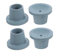 Homoyoyo Rubber Chair Leg Caps 4 Pack 1.12 Inch Non-Slip Silicone Floor Protectors for Bath Stool Replacement Feet in Bathroom Use