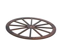 Homoyoyo Rustic Wooden Wagon Wheel Wall Art Vintage Wood Decor for Home Office Garden Retro Farmhouse Hanging Decoration