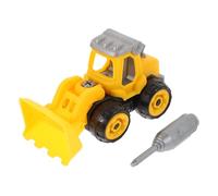 Homoyoyo ’s DIY Detachable Bulldozer Construction Vehicle Model, Plastic Engineering Car Plaything for Educational Fun and Imaginative Play