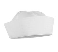 Homoyoyo Sailor Hat Captain Hat for Boating Sailing Accessories White Straw for Outdoor Travel and Costume Party