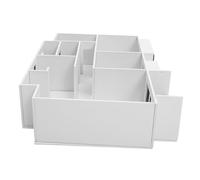 Homoyoyo Scale Miniature Apartment Kit Unfinished DIY Architectural Model for Interior Layout Visualization and Spatial Planning with Use Components