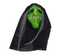 Homoyoyo Scary Halloween Witch Mask Lightweight Latex Halloween Party Mask for Cosplay and Prank with Realistic Creepy Design Comfortable Fit