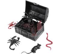 Homoyoyo Scary Spider and Centipede Prank Set for April Fool's Day and Haunted House, Lightweight Plastic and Rubber Materials, Fun and Spooky Environmental Trick