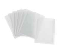 Homoyoyo Self-Adhesive Material Card Pouches and Label Card Sleeves for Warehouse and Office Vertical 10x7.2cm Sticky with Cover 10pcs for Organizing and Protecting