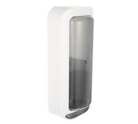 Homoyoyo Self-adhesive Wall-mounted Cutlery Holder with Dustproof Frosted Chopsticks and Spoon Storage Installation Space-saving Kitchen Utensil Organizer with Water Drainage Function Gray
