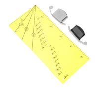 Homoyoyo Sew Allowance Ruler with Perforated Design Quilting Tool for Precise Seam Measurement DIY Patchwork Sewing Accessories with Graduation Lines