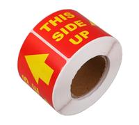 Homoyoyo Shipping Warning Stickers Adhesive Labels for Moving Packing Water and Oil Resistant Shipping Stickers for Logistics with Removable Caution Warning Labels