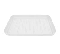 Homoyoyo Shoes Storage Tray Multipurpose Tray for Sundries Sturdy Grey PP Material 35X27.5Cm Long Serving Time Accommodates Splash and Dirt for Hallway and Doorways