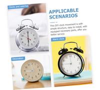 Homoyoyo Silent Quartz Pendulum Clock Movement Kit Battery Operated Wall Clock Mechanism Replacement for High Precision and Plastic Material