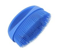 Homoyoyo Silicone Bath Scrubber Exfoliating Bath Brush 4.5x3.2x1.2inch Easy to Hold Massage The Skin for Men and Women Shower Bathing Random Color
