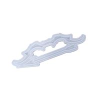 Homoyoyo Silicone Bow and Arrow Mold White Color for DIY Resin Casting with High Flexibility and Easy to Clean Material, for Photo Album Decors and Making Ornaments