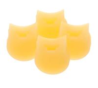 Homoyoyo Silicone Clarinet Thumb Rest Cushions Providing Reliable Support and Maintaining Correct Position 4pcs Soft Supports Yellow Pads for Professional Use