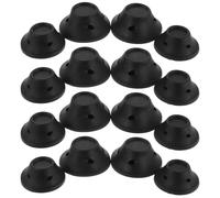 Homoyoyo Silicone Hair Curlers No Heat Rollers for Women Heatless 30pcs Mushroom Shaped Compact Mini Size, Safe for Overnight Curls Black Suitable for Daily Use and Trips