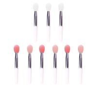 Homoyoyo Silicone Lip Brush Set 9pcs Lipstick Applicator Professional Lip Mask Brush for Women Semi- and Flesh Tone Heads for Precise Makeup