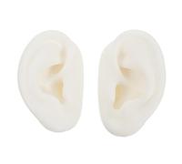 Homoyoyo Silicone Simulation Ear Model for Jewelry Display and Acupuncture Training Reusable Lightweight Imitation Ear Mold for Beauty Shops Window Exhibits