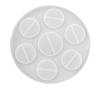 Homoyoyo Silicone Wine Rack Mould Wine Glass Tray Making Mold for Handmade Lovers White Break Resistance Reusable Creative Tray Mold for DIY Handicraft Making