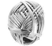 Homoyoyo Silver Polyester Knitting Thread Roll for Craft Enthusiasts, Unique DIY Crafting Material with One-of-a-Kind Design, for Crafting and Occasions