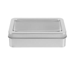 Homoyoyo Silver Square Dice Storage Box with Foam Liner and Iron Material, Protects Dice from Scratching and Easy to Clean, for Small Crystal and Fragile Crafts Organiser