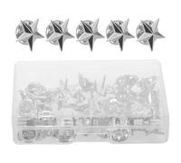 Homoyoyo Silver Star Pin Brooch with Butterfly Clutch Lightweight Five-pointed Lapel Badge for Clothes Hats Backpacks Secure and Accessory for Independence Day and Events