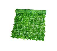 Homoyoyo Simulated Leaf Fence Net Garden Privacy Screen Artificial Greenery Hedge Decor for Balcony Outdoor Terrace Large Lifelike Foliage Covering Mesh with Clear Texture