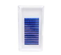 Homoyoyo Single Stem Fake Eyelashes Extensions Chemical Fiber Material 1 Box Blue for Eyelash Beauty with Long-lasting Look and Add Length, for Smoky Makeup and Costume Parties