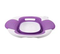 Homoyoyo Sitz Bath Bowl Toilet Sitz Bath with Water Drainage Curved Inner Wall for Toilet Seat for Elderly and Pregnant Women