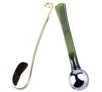 Homoyoyo Skin Care Spatula Mini Makeup Spatulas 2Pcs 5.7Cm Lightweight Safe for Cream Eye Cream Essence Application Cosmetics