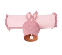 Homoyoyo Small Animals House Hamster Playing Tunnel Multi-functional Lightweight Cloth T Shaped Pet Tunnel for Playing and Bed Suitable for Small Pets Hamster