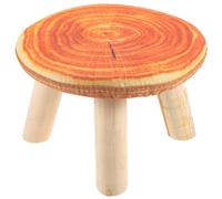 Homoyoyo Small Bench Small Bench Outdoor Chair Stool Wooden Stool for Kids Wood Foot Mushroom s for Classroom Chair s Child Cute Foam
