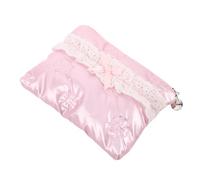 Homoyoyo Small Bow Makeup Bag Cute Portable Cosmetic Pouch Compartments for Travel Toiletry Organizer Tiny Makeup Bag for Handbag Girls Change Purse