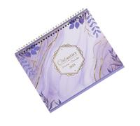 Homoyoyo Small Desk Calendar English Edition Standing Flip Desktop Calendar January to December Use Monthly Planner with Ample Writing Space for Home Office Study Planning