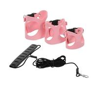 Homoyoyo Small Pet Harness and Leash Set for Ferret, Hamster, Squirrel - Pink Vest Style with Anti-Bite Soft Chest Strap and 2M Elastic Rope for Small Animals (S, M, L)