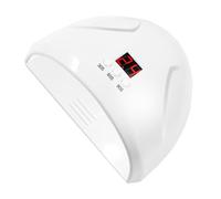 Homoyoyo Smart Sensing Nail Dryer LED UV Lamp with LEDs for Gel Polish Curing Automatic Sensor Timer Settings Even Heat Distribution Manicure Tool for Home and Salon Use White