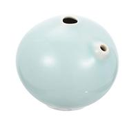 Homoyoyo Smooth Round Ceramic Calligraphy Water Dropper for Chinese Ink Painting Portable Inkwell Accessory for Beginners and Artists