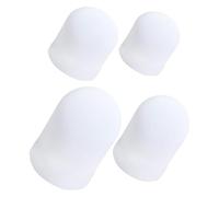 Homoyoyo Soft Silicone Flashlight Diffuser Caps 4Pcs Dome Shape for 31-35Mm 42-44Mm 51-54Mm 71-75Mm Diameter, Light Diffuser Covers Designed for Camping Lanterns and Indoor Lighting