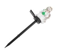 Homoyoyo Solar Powered Angel Garden Light LED Landscape Path Stake Lamp for Outdoor Patio Cemetery Lawn Decoration