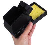 Homoyoyo Soldering Iron Stand Woodburning Tools Portable Universal Stable Support with Cleaning Sponge Metal Station for Artists and DIY Enthusiasts Crafting and Outdoor Crafting