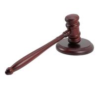 Homoyoyo Solid Wood Judge Gavel with Base Loud Clear Sound Auction Hammer for Lawyers Judges Auctioneers Practical Courtroom and Meeting Tool Easy to Use and Store