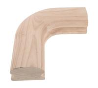 Homoyoyo Solid Wood Stair Railing Starting Elbow 70x46mm - Wooden Handrail Corner Elbow Fitting for Home and Commercial Staircases, Stair Handrail Transition Connector