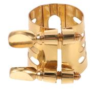 Homoyoyo Soprano Saxophone Mouthpiece Ligature Clip Clamp Secure Metal Fastener for Saxophone Head Easy to Install for Live Performances and Practice