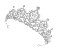 Homoyoyo Sparkly Rhinestone Tiara Hairband Elegant Bridal Headpiece for Weddings Parties Birthdays Dazzling Crystal Crown Hair Accessories for Brides Bridesmaids